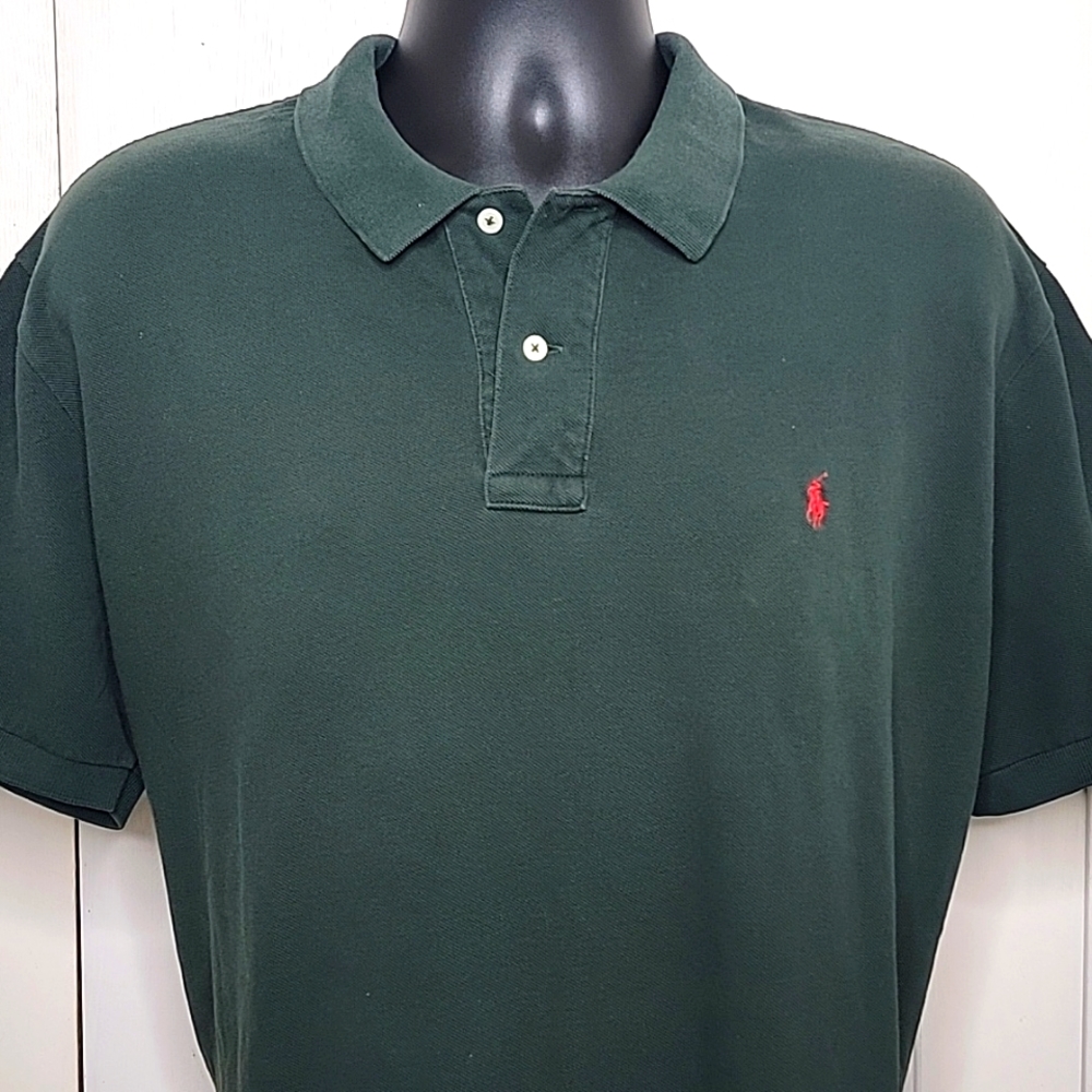 Polo by Ralph Lauren Green Polo Shirt Size XL